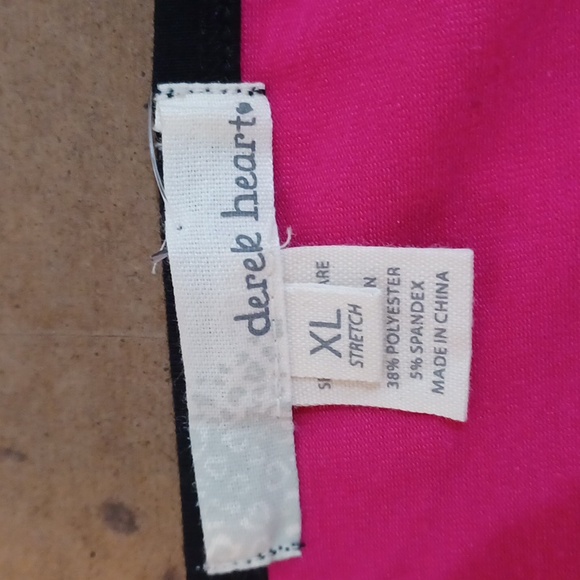 Derek Heart XL stretch spaghetti Strap Striped Mini Dress - Picture 5 of 7